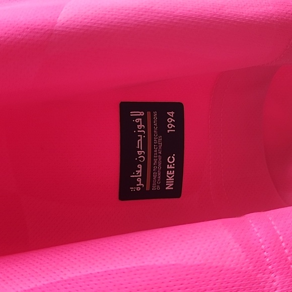 Nike FC Polo Shirt Men XL Hyper Pink Loose Dri-Fit Soccer Jersey Performance $68 - Picture 9 of 17